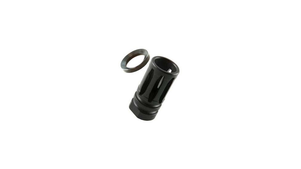 DPMS A2 Flash Hider w/Crush Washer, 5.56x45mm NATO/.223 Remington, 1/2x28, Phosphate, Black, DP51655146003