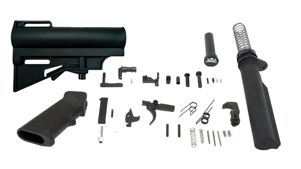 DPMS AR-15 CAR Blade Pistol Lower Build Kit, One Size, DP51655159027