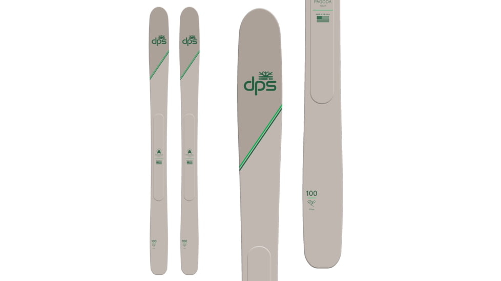 DPS 100RP Pagoda Tour Skis, Green, 171 cm, S-PT100RP-171GN