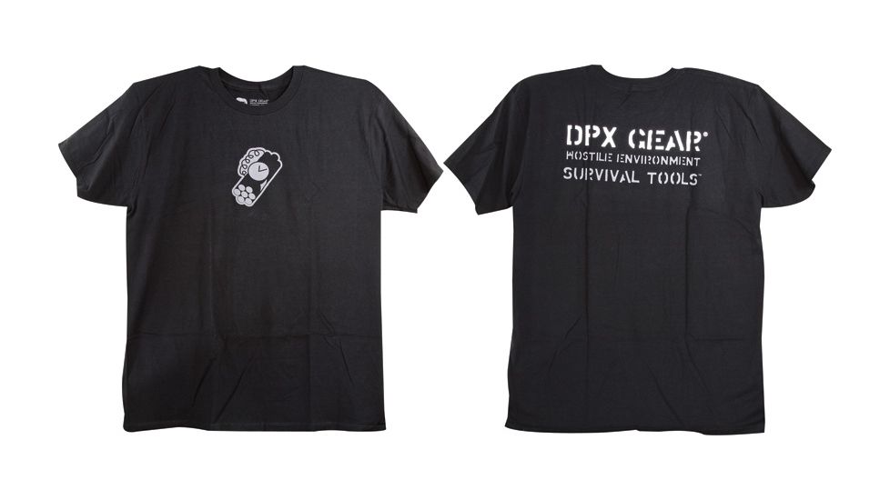 DPx Gear Centered Bomb T-Shirt, Black, XL DPXHBT014