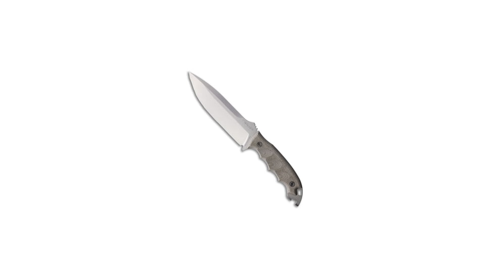 Dpx Gear DPx Gear HEST 6 Milspec Fixed Blade Knife Gray Micarta 6" Bead Blast, Gray, CPM S35VN, adult, BHQ-202553