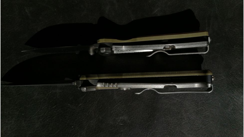 DPx Gear DPx HEST/F Urban Folding Knife, 2.9in, CPM 154, G-10, OD green and ghost grey, DPHSF060