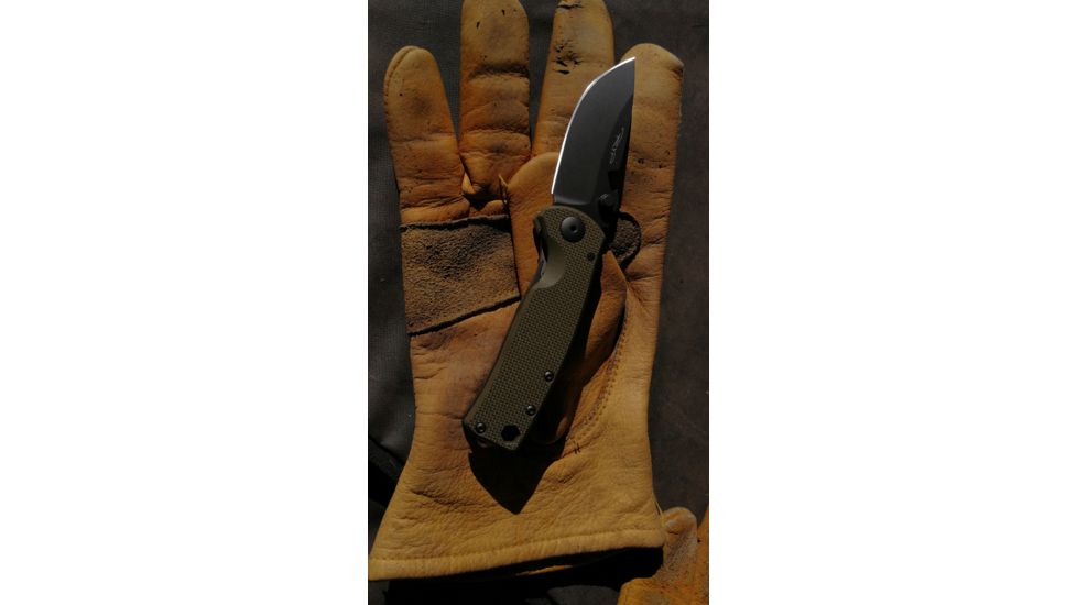 DPx Gear DPx HEST/F Urban Folding Knife, 2.9in, CPM 154, G-10, OD green and ghost grey, DPHSF060