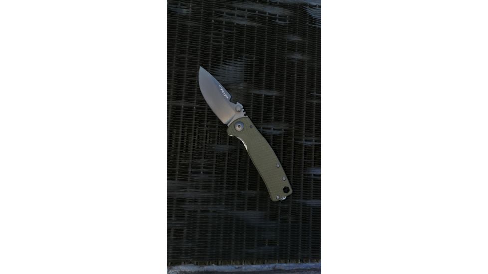 DPx Gear DPx HEST/F Urban Folding Knife, 2.9in, CPM 154, G-10, OD green and ghost grey, DPHSF060