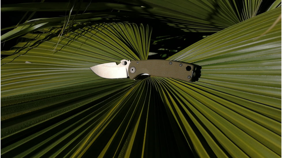 DPx Gear DPx HEST/F Urban Folding Knife, 2.9in, CPM 154, G-10, OD green and ghost grey, DPHSF060