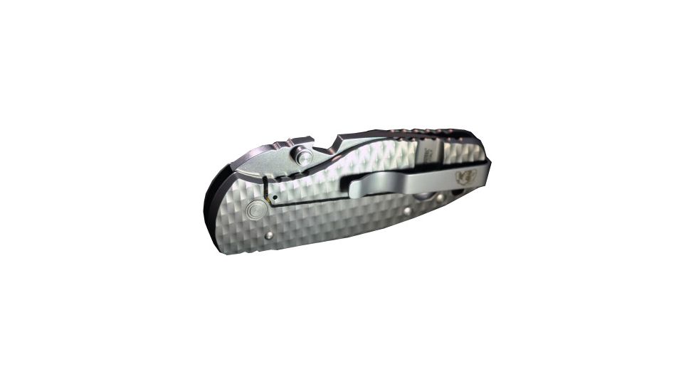 DPx Gear Heat/F 3d Titanium 2.25in Fold Knife, Silver, Total Length 6.24 inches DPHTF013