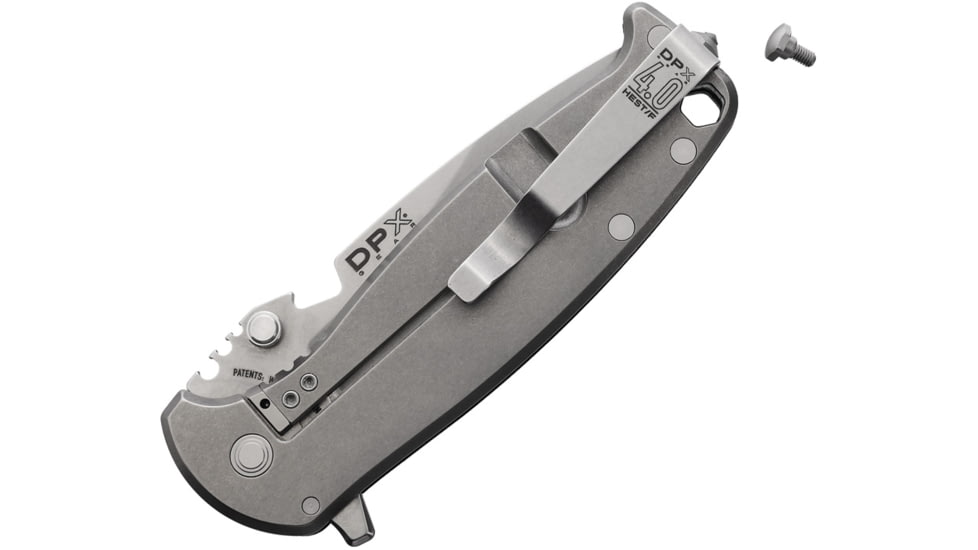 DPx Gear HEST 4.0 Framelock Magna Folding Knife, 4.5in Closed, 3in MagnaCut Steel Blade, Green Canvas Micarta Handle, DPHSF402