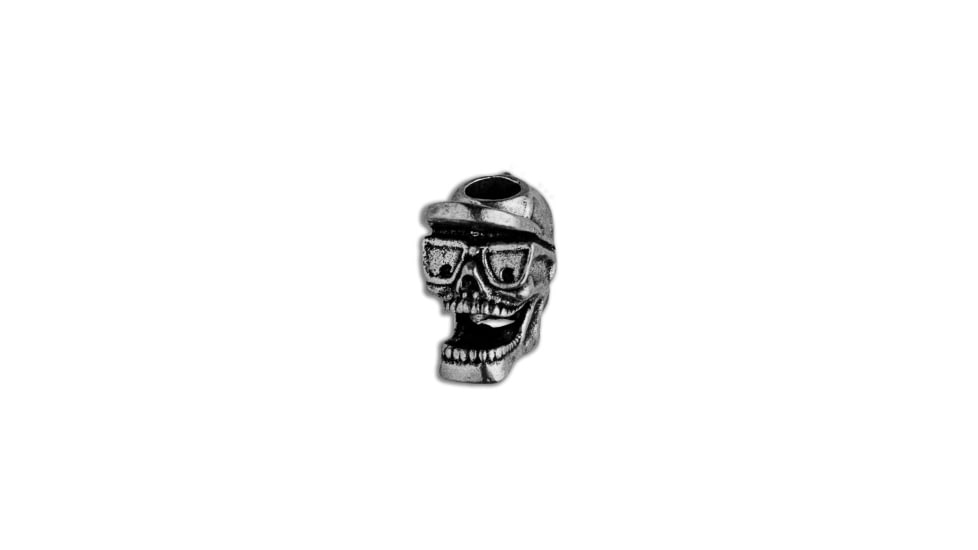 DPx Gear Schmuckatelli Mr.DP Skull Lanyard Bead Pewter, Gray, One Size, BHQ-86049