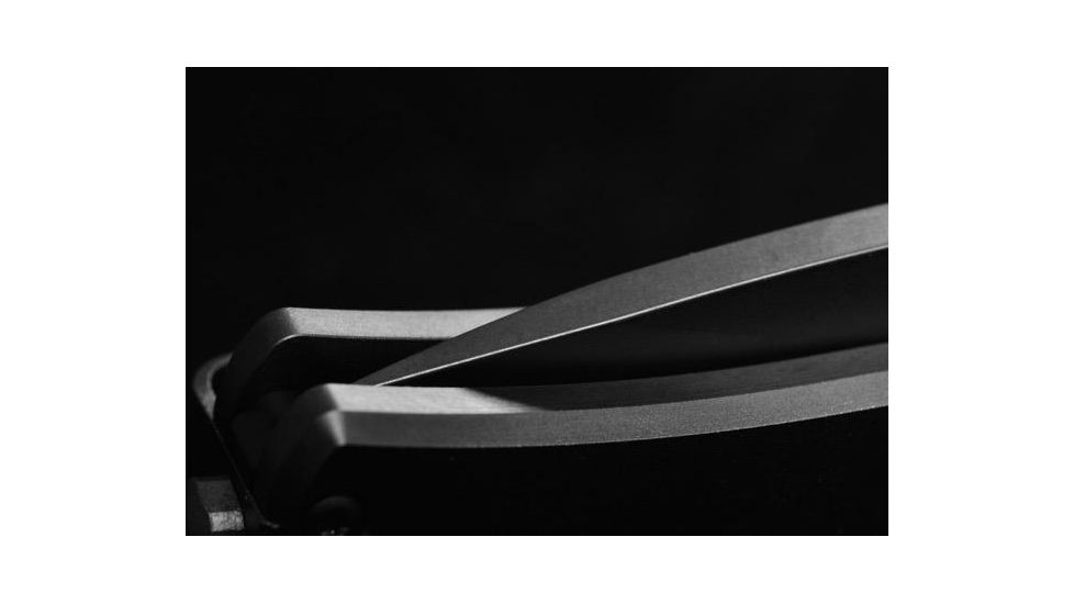 DPx Gear Urban Night Rider Folding Knive, CPM S35VN 2.9in Matte Black Blade, 6Al4v Titanium Handle, DPHSF035