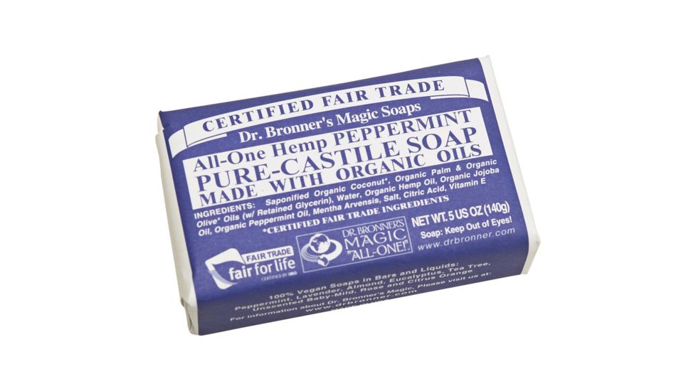 Dr. Bronners Peppermint Bar Soap OBPE05