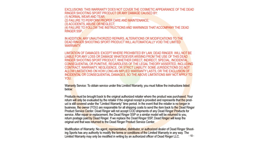 Dead Ringer Dead Ringer 3-9x40 Scope, Black, DR4777