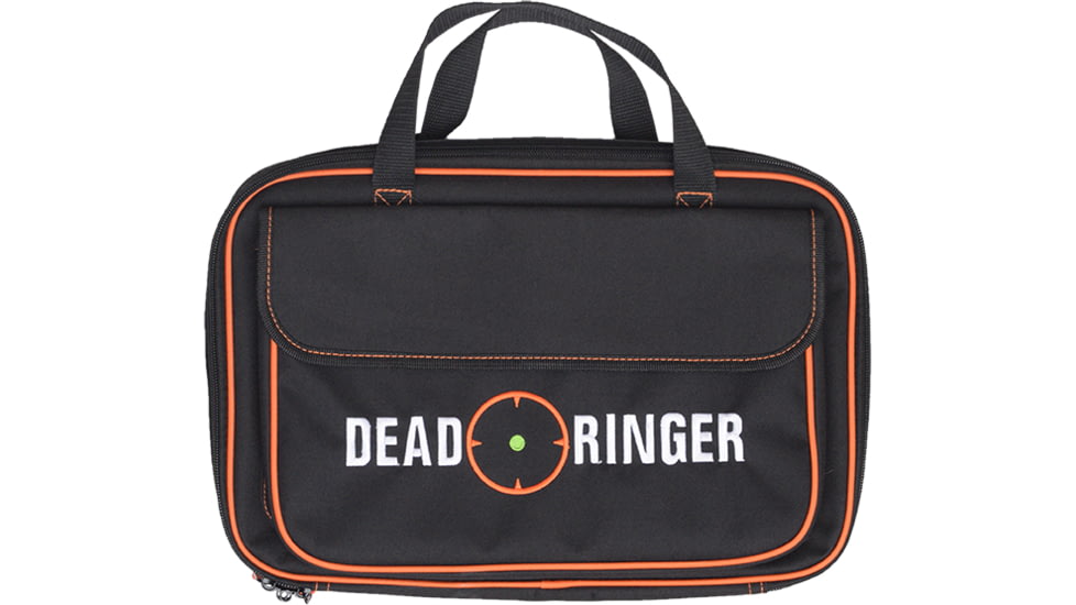 Dead Ringer Dead Ringer Square Pistol Bag, Black/Orange, DR5606