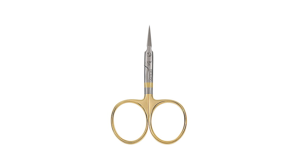 Dr. Slick Straight Arrow Scissors, 3.5in, Gold Loops, SA35G