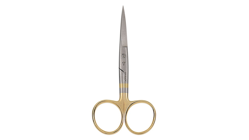 Dr. Slick Straight Hair Scissor, Gold Loops, 4 1/2in, SH45G