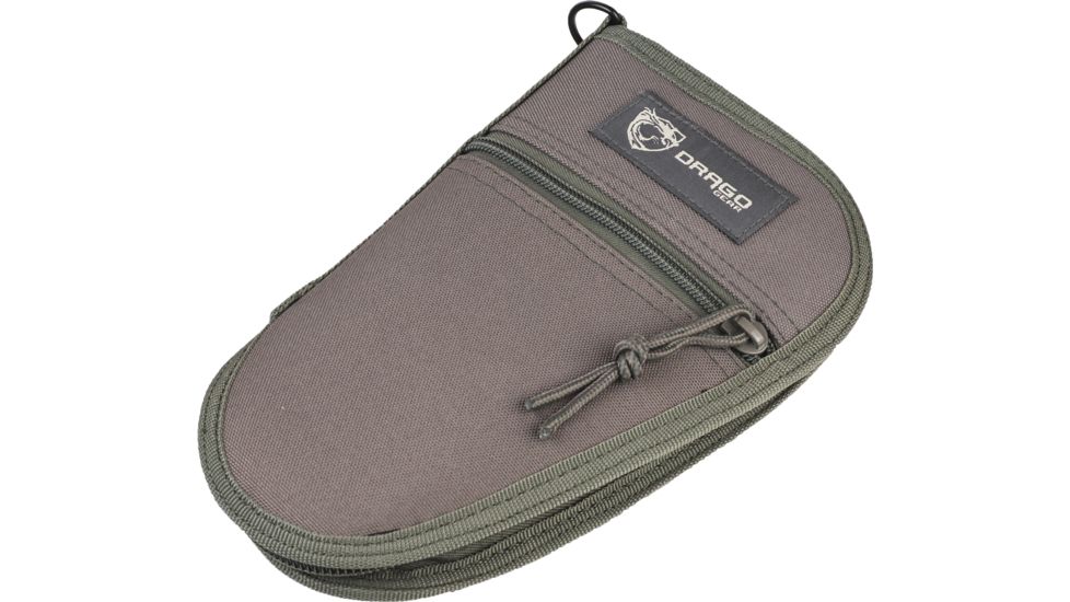 Drago Gear Pistol Case, Seal Grey, 9.5in, Transport Bag, 600D Polyester, 12311GY