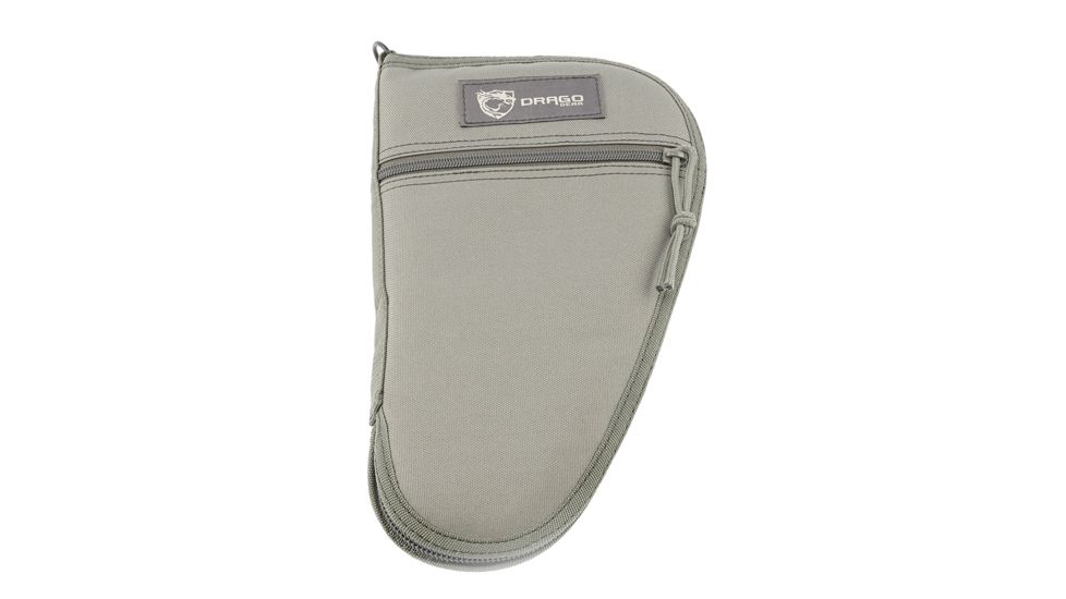 Drago Gear Pistol Case, Seal Grey, 11.5in, Transport Bag, 600D Polyester, 12312GY