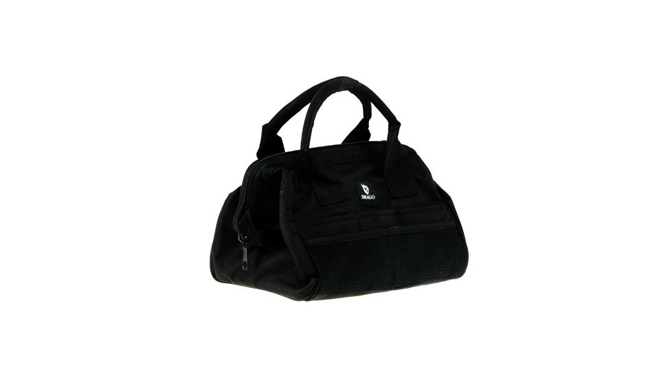 Drago Gear Ammo &amp; Tool Accessory Case, 600 Denier Polyester, Black, 17301BL