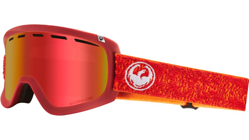 Dragon D1 OTG Goggles, Maze/Lumalens Red Ion, 347986032700