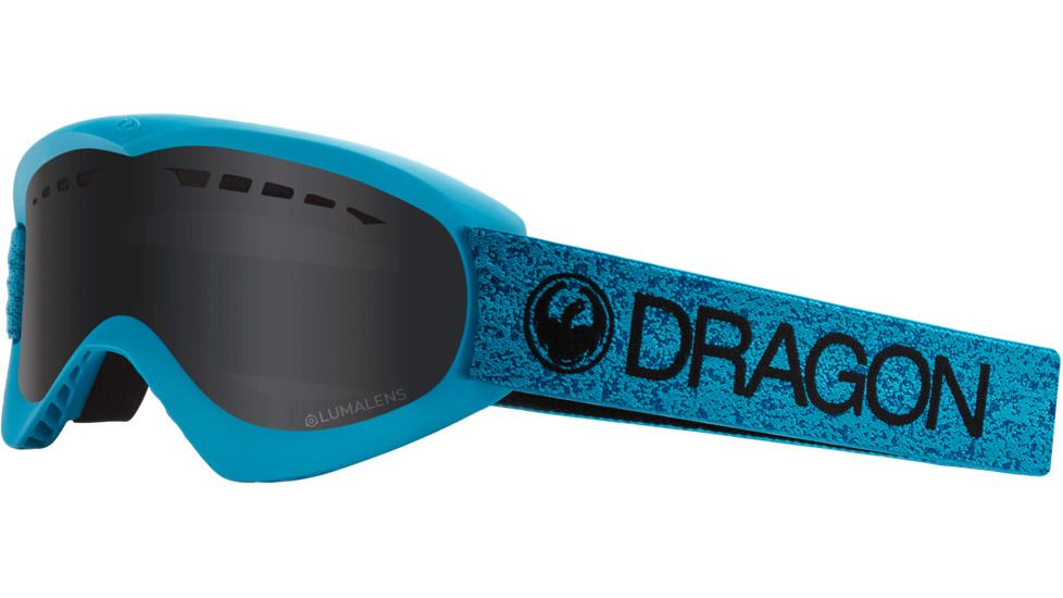 Dragon DX Goggles, Blue/Dark Smoke, 257885732602