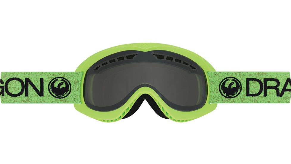 Dragon DX Goggles-Green-Smoke