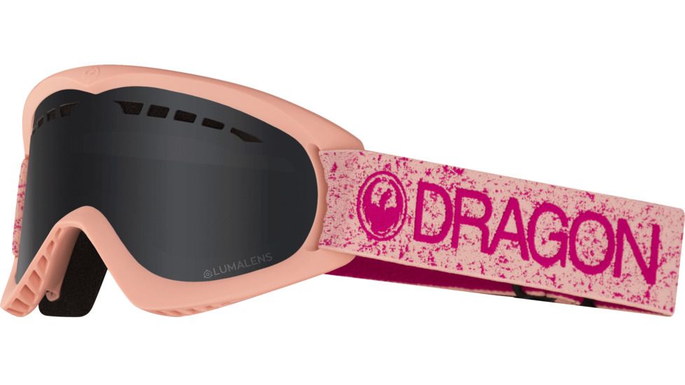 Dragon DX Goggles, Pink/Dark Smoke, 257885732272