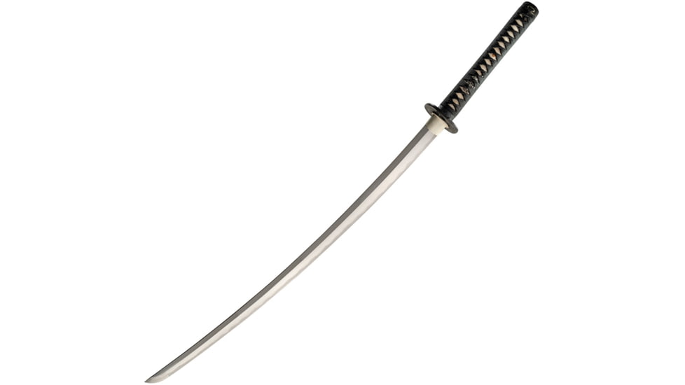 Dragon King War Fire Katana, 29.5 65Mn steel blade, Black cord wrapped handle, SD35360
