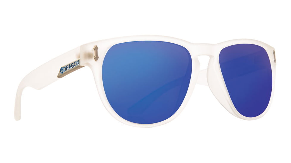 Dragon Marquis Sunglasses-Matte Clear-Blue Ion