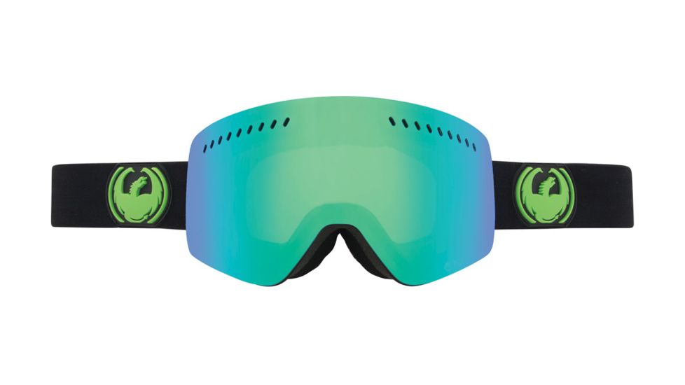 Dragon NFXs Goggles-Jet-Green Ionized