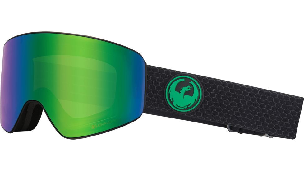 Dragon PXV Goggles, Split/Lumalens Green Ion, 382806534004