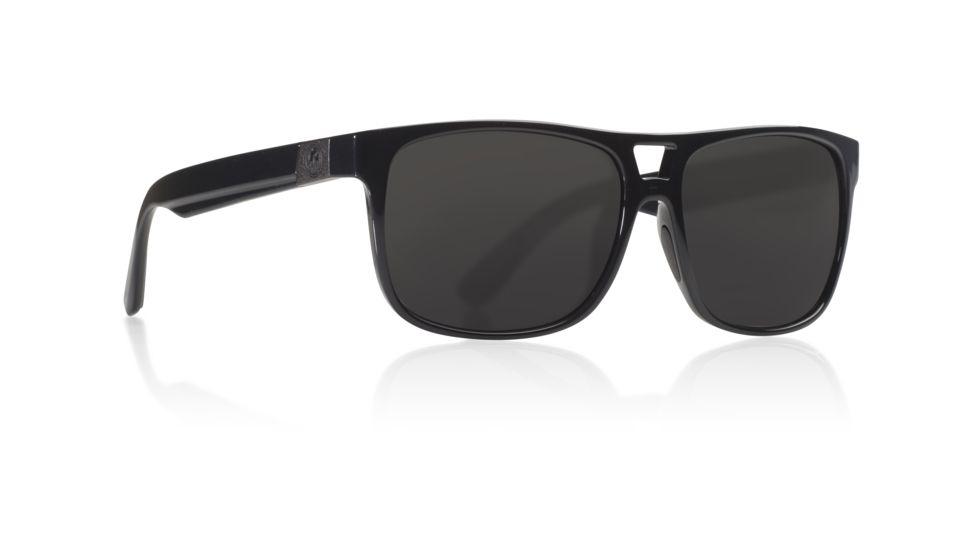 Dragon Roadblock Polar Sunglasses - Mens, Shiny Black/Smoke, 33268-Shiny Black/Smoke