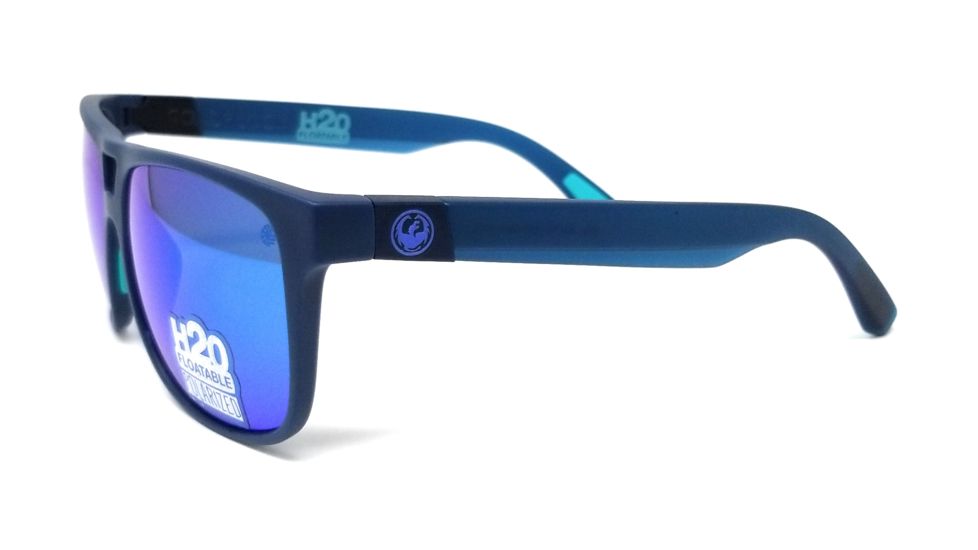 Dragon Roadblock Sunglasses - Mens, Matte Deep Navy/Blue Sky Io, 29395-MDN/BS