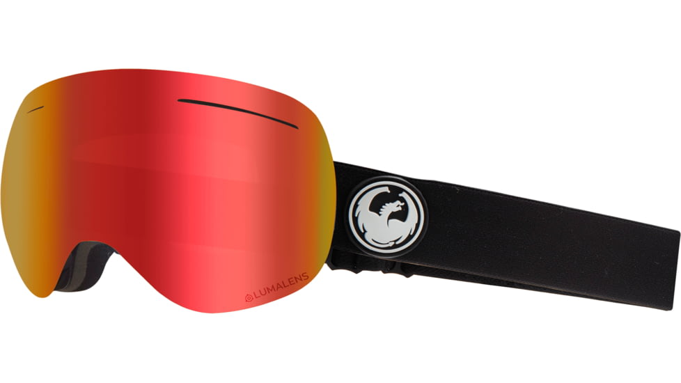 Dragon X1 Goggles, Black/Lumalens Red Ion, 286007528002