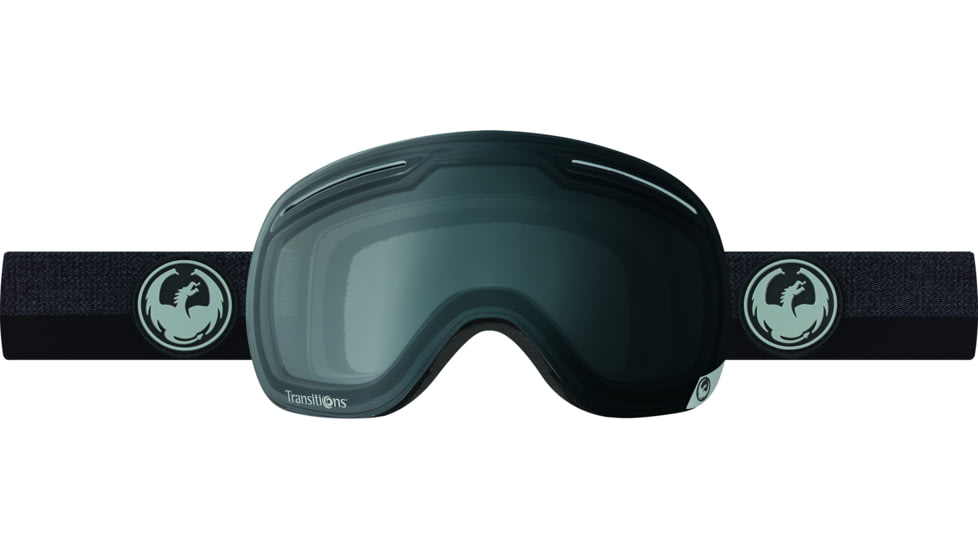 Dragon X1 Goggles-Flux Black/Transitions Clear-Clear