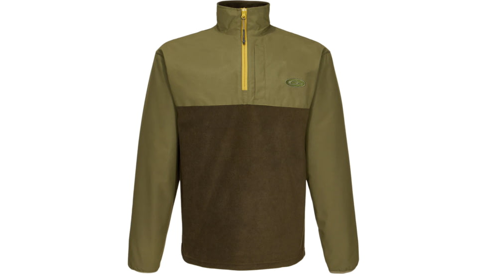 Drake 1/4 Zip Refuge Eqwader - Men's, Medium, Green Timber, 1410691