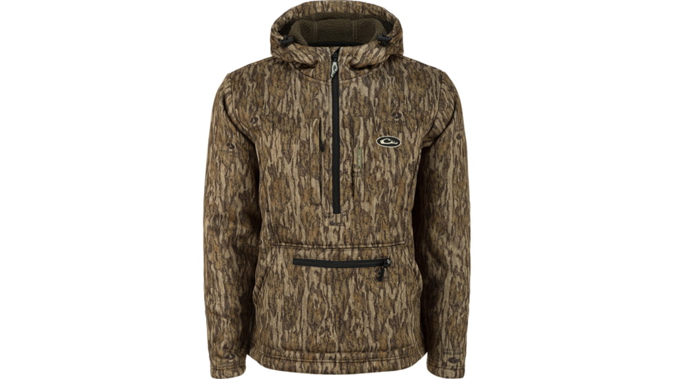 Drake BMF Ultimate Wader 1/4 Zip Hoodie - Men's, Medium, MO OG Shadowgrass, 1410699