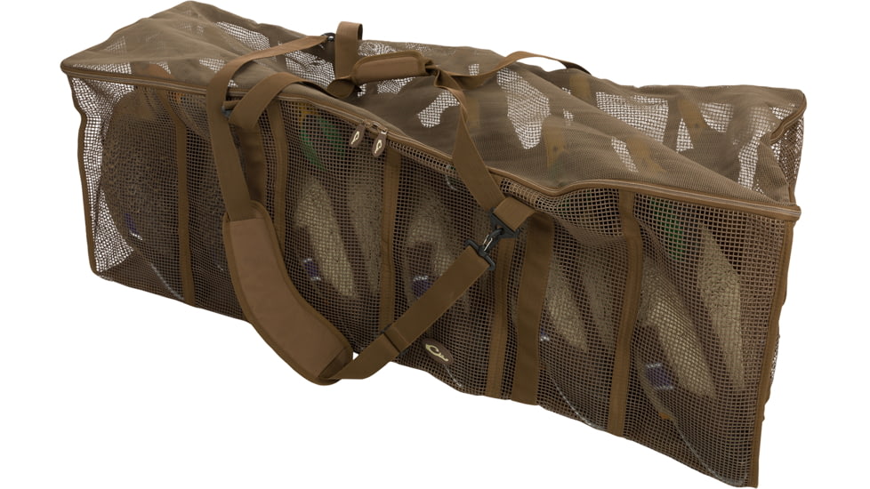 DRAKE DA370012D Decoy Bag Floater 12 Slot Duck Brown Vinyl-Coated Mesh DA3700BRN12D