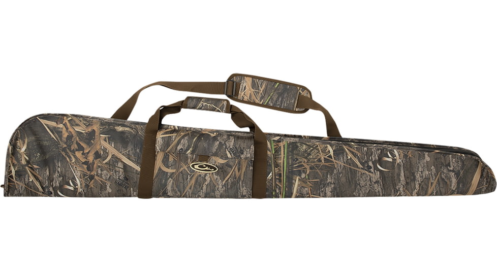Drake Waterfowl DA4100022 HND Shotgun Case Water-Resistant Mossy Oak Shadow Grass Habitat, Exterior Choke Tube Pocket, Carry Handles/Adj. Strap, Hanging D-Ring