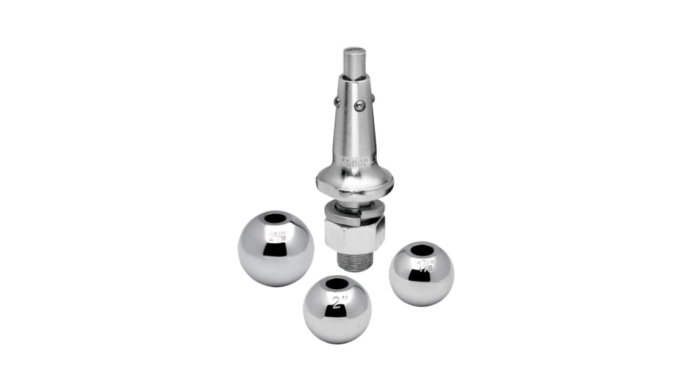 Draw-Tite Interchangeable Hitch Ball w/ 1&quot; Shank - 1-7/8&quot;, 2&quot;, 2-5/16&quot; Balls 75898