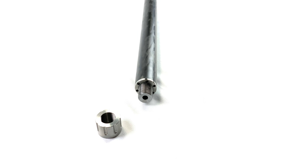 Dreadtec Ruger Precision Pre-Fit Advanced Composite Threaded Rifle Barrel, 6mm Creedmoor, 24in, 1-7.5 Twist, 5/8x24 Thread, Carbon, RPR-006CM-175-024-5824