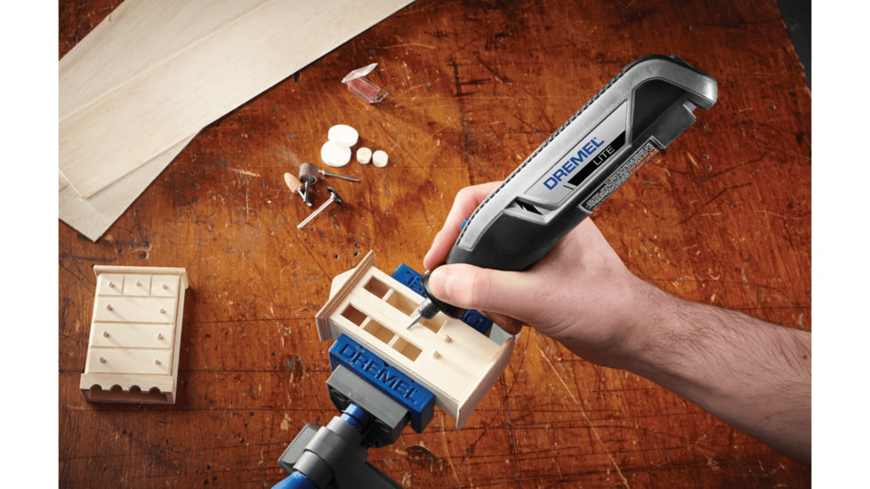 Dremel Lite 4-Volt Multipurpose Cordless Rotary Tool, Gray, 7760-N/10