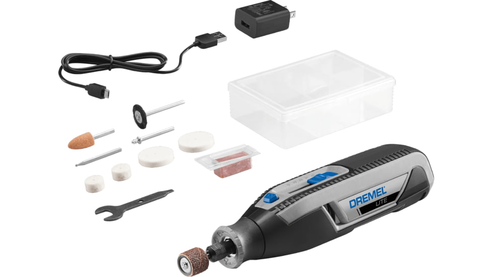 Dremel Lite 4-Volt Multipurpose Cordless Rotary Tool, Gray, 7760-N/10