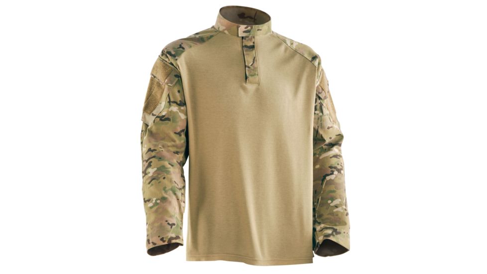 DRIFIRE FORTREX FR Combat Shirt, Men's, MultiCam, Small, Short, 20000263-MC-SS