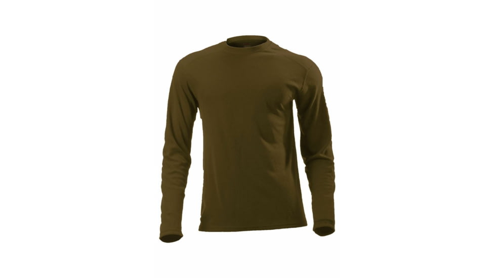 DRIFIRE FR Heavyweight Long Sleeve Tee - Men's, Coyote Brown, Small, DF2-245LS-CB-SM