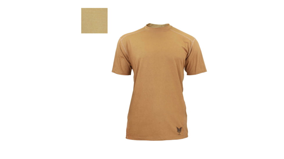 DRIFIRE FR-L1 Performance Short Sleeve, Coyote Brown, Medium, DF4-606TS-CB-MD