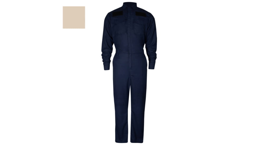 DRIFIRE FR Maintenance Coverall - Men's, Fits 46-50 in Waists 32 in, Tan 499, 3XL, C88LI01USA-3X32