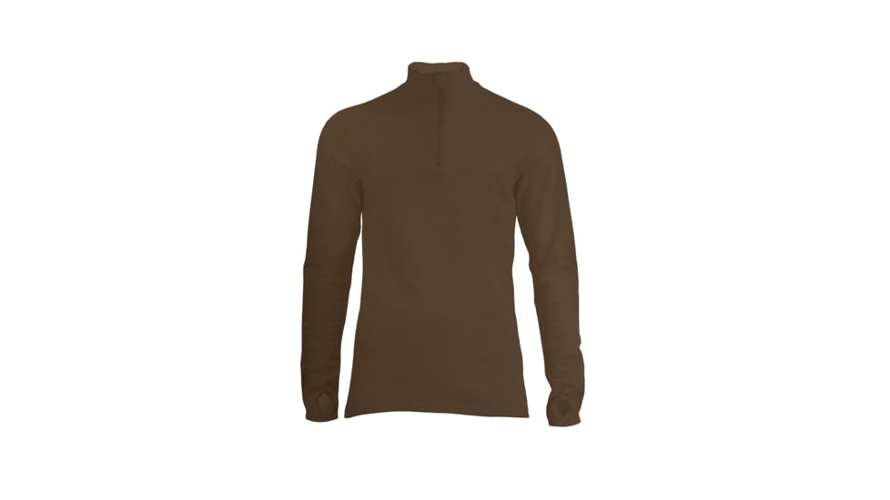DRIFIRE FR Mid-Weight 1/4 Zip Sweatshirt - Mens, Coyote Brown, Extra Large, DF2-393MZ-CB-XL