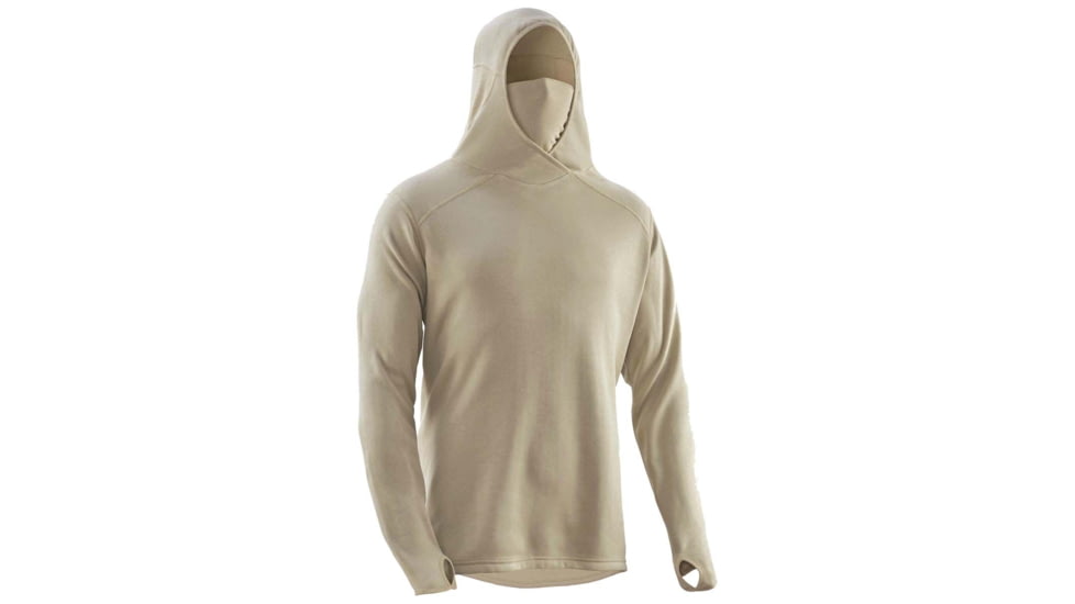 DRIFIRE FR Mid-Weight Combat Hooded Sweatshirt - Men's, Desert Sand, Large, DF2-393FHA-DS-LG