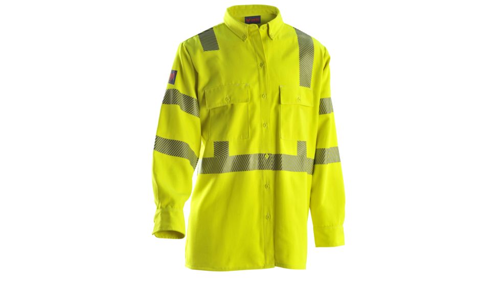 Drifire Hi Viz Utility Shirt, Woven,  L 20000166-HY-L