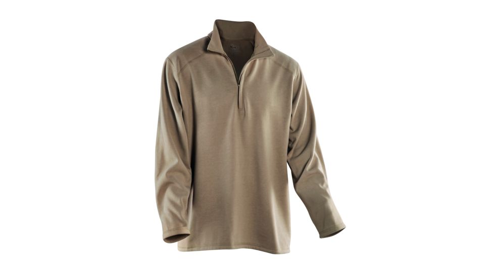 Drifire Mock-Zip Fleece Sweat Shirt Coyote Brown 20000100-CB-M