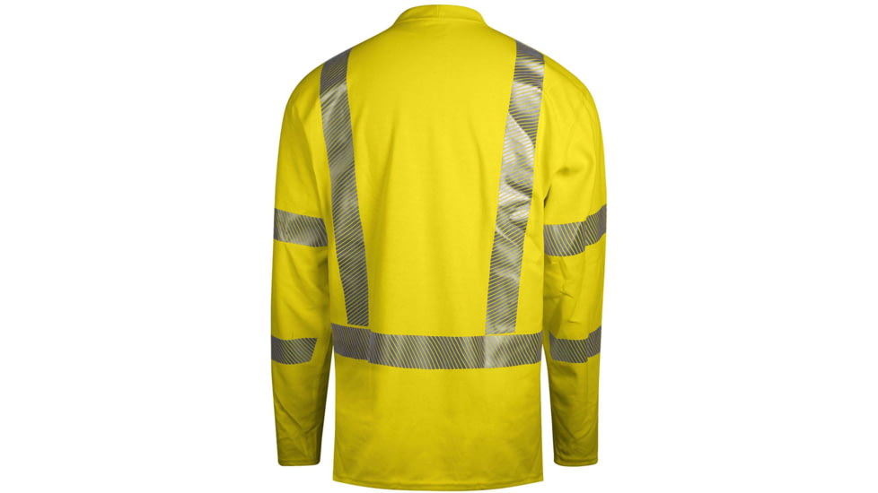 DRIFIRE Performance FR Type R Class 3 Hi-Vis Long Sleeve T-Shirt, Mens, Fluorescent Yellow, Extra Large, Regular, 20000150-HY-XL
